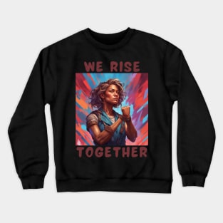 We rise together Crewneck Sweatshirt